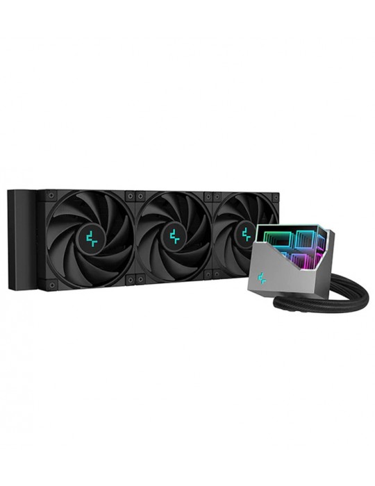 DeepCool LT720 Processeur Refroidisseur de liquide tout-en-un 12 cm Noir