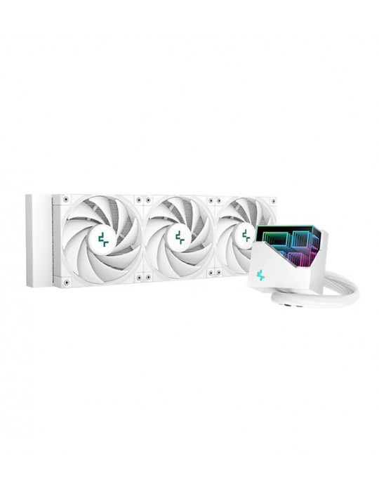 DeepCool LT720 WH Processeur Refroidisseur de liquide tout-en-un 12 cm Blanc 1 pièce(s)