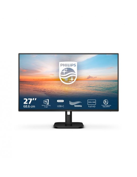 Philips 1000 series 27E1N1300A/00 écran plat de PC 68,6 cm (27") 1920 x 1080 pixels Full HD LCD Noir