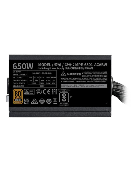 COOLER MASTER MWE 650W V3 ATX 3.1 | DOTIRI