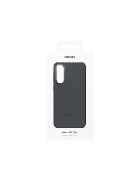 Samsung Coque Silicone Galaxy S25 Edge (Noir) | DOTIRI