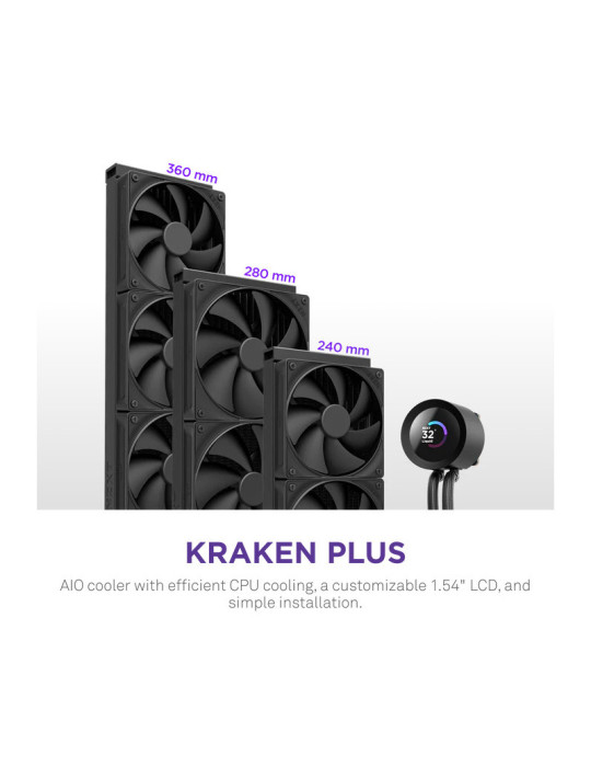 NZXT Kraken Plus 240 Processeur Refroidisseur de | DOTIRI