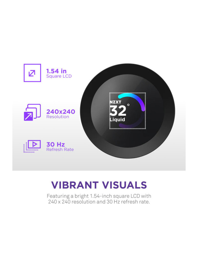 NZXT Kraken Plus 240 Processeur Refroidisseur de | DOTIRI