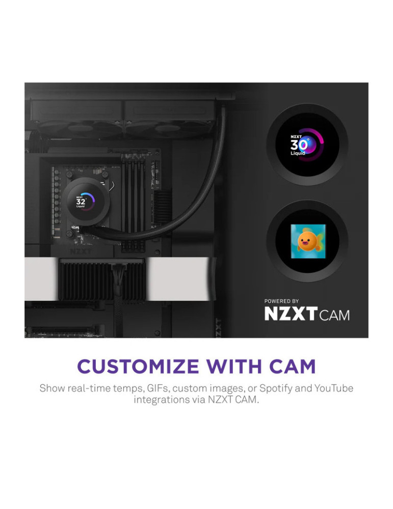 NZXT Kraken Plus 240 Processeur Refroidisseur de | DOTIRI