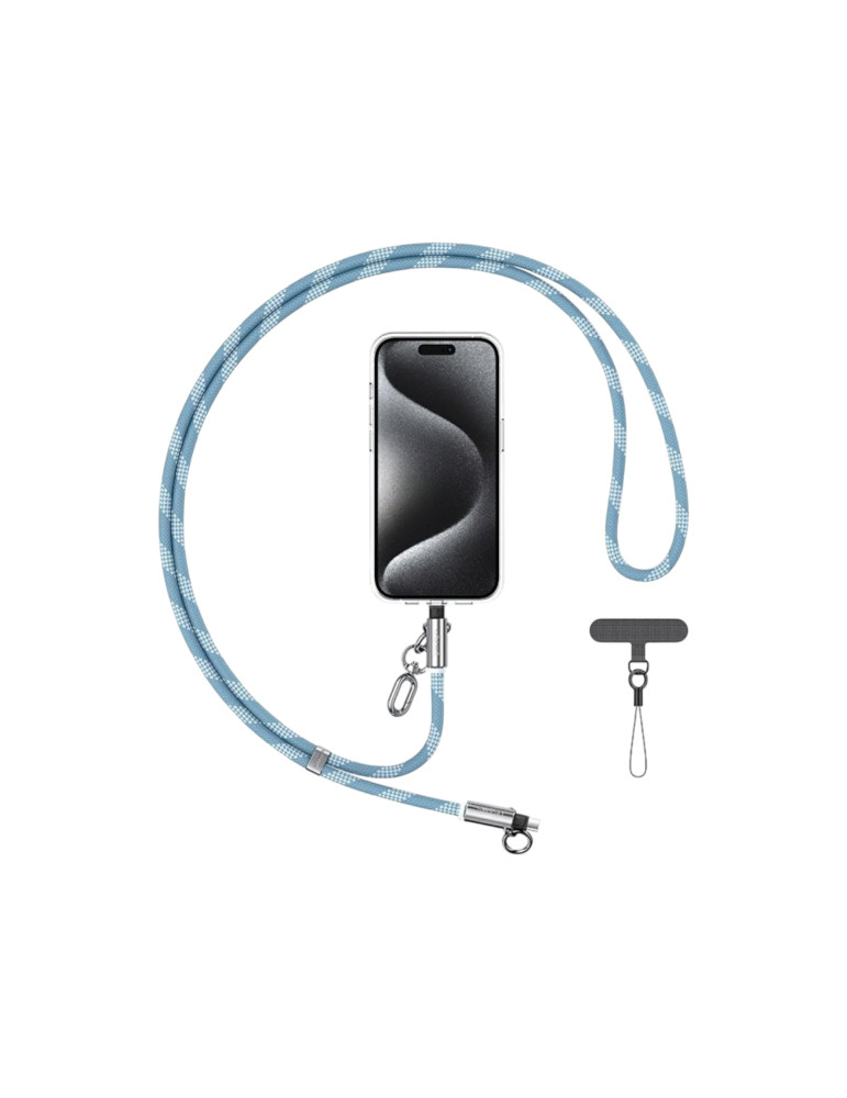 USAMS Cordon 120cm/Câble USB-C 60W (Bleu) | DOTIRI