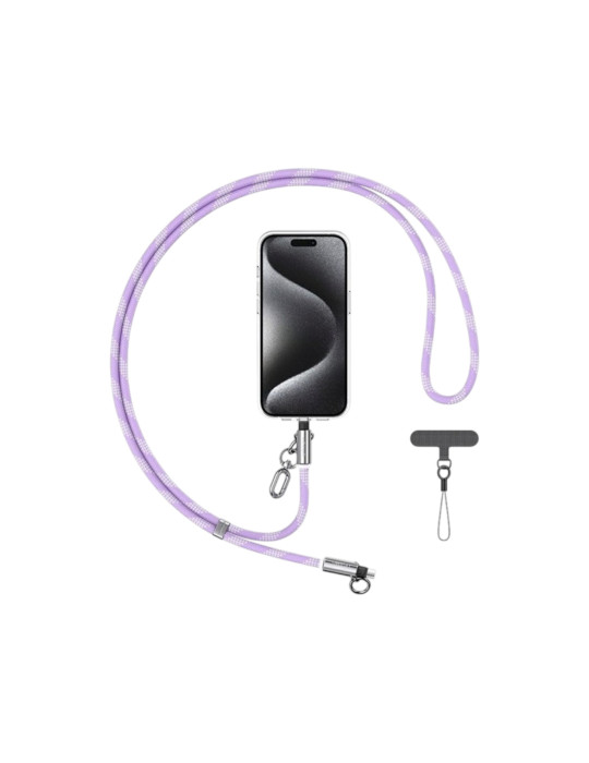 USAMS Cordon 120cm/Câble USB-C 60W (Violet) | DOTIRI