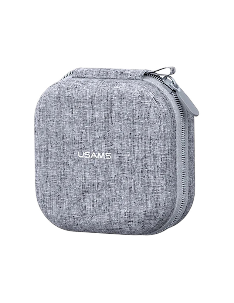 USAMS Etui de Rangement Ecouteurs TWS (Gris) | DOTIRI