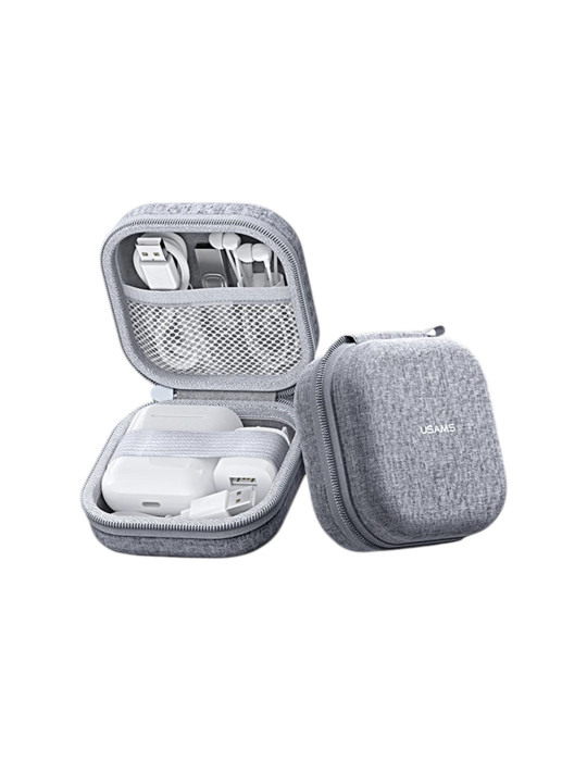 USAMS Etui de Rangement Ecouteurs TWS (Gris) | DOTIRI