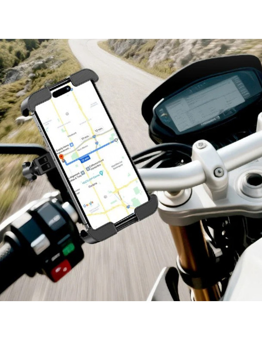 USAMS Support Téléphone Vélo (Noir) | DOTIRI