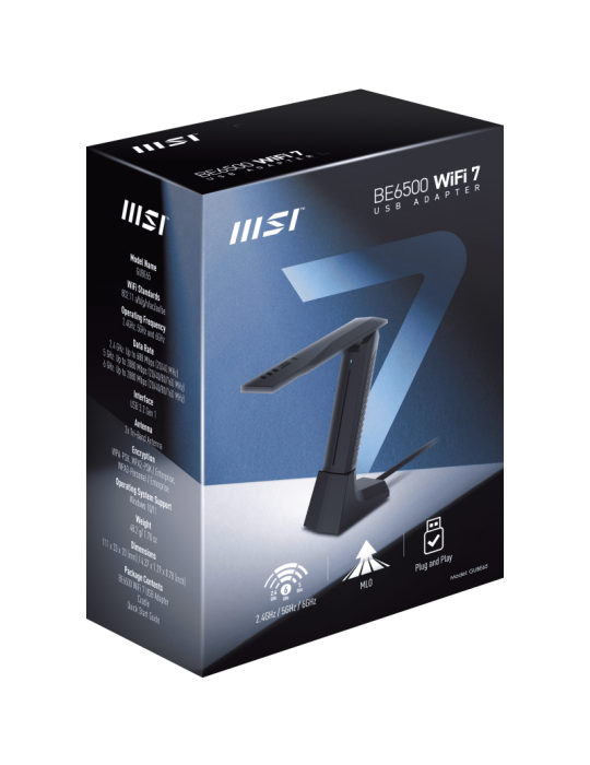 MSI BE6500 WiFi7 USB Stick | DOTIRI