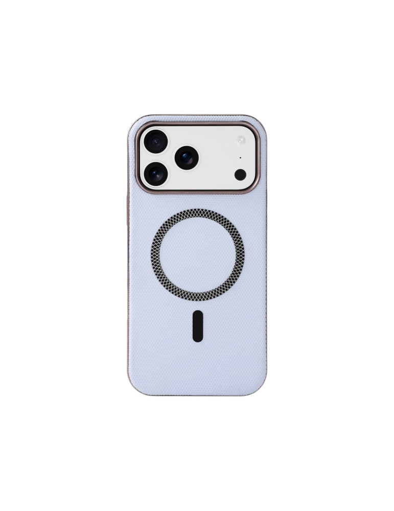 COVERME Coque WEAVE MagSafe iPhone 15 Pro Max (Violet Clair)