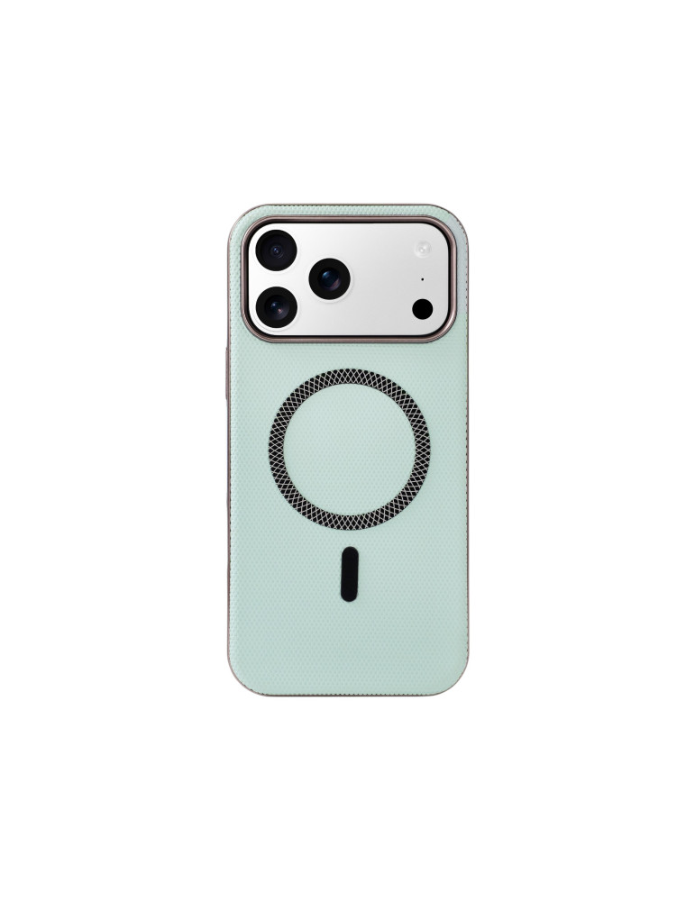 COVERME Coque WEAVE MagSafe iPhone 13 (Vert Clair)