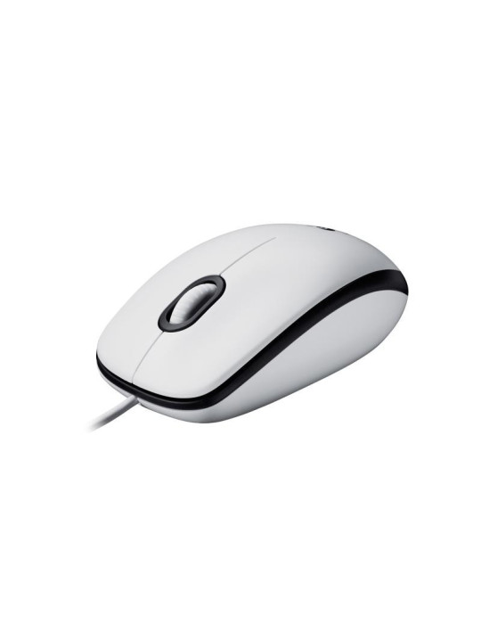 Logitech M100 USB Blanc