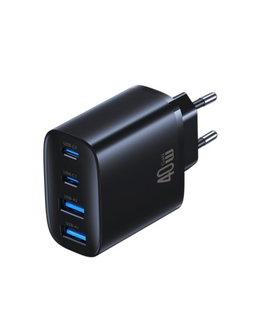 USAMS Chargeur Secteur GaN 40W 4 Ports
