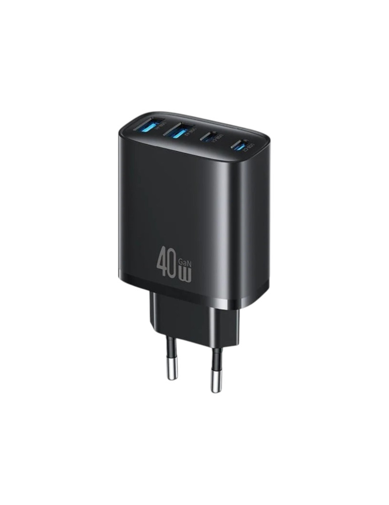 USAMS Chargeur Secteur GaN 40W 4 Ports