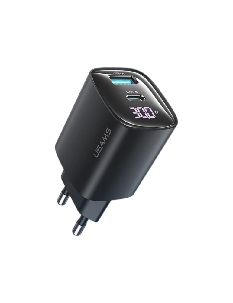 USAMS Chargeur Secteur GaN 30W