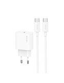 USAMS Chargeur Secteur 20W + Câble USB-C vers USB-C 60W