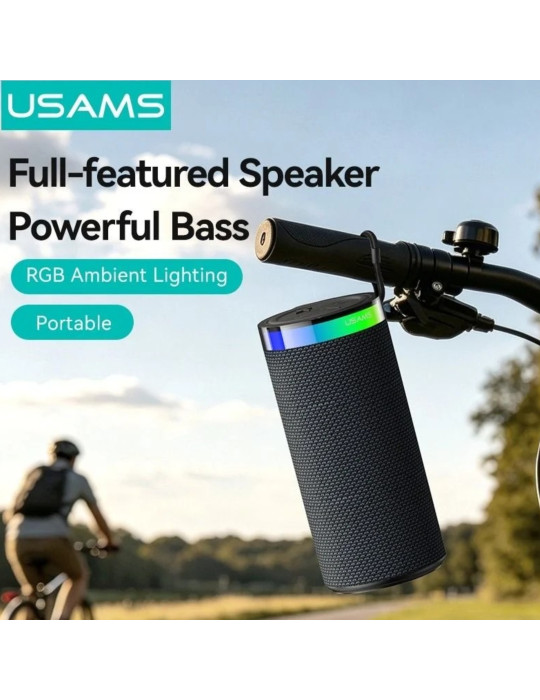 USAMS Enceinte Bluetooth avec Eclairage d'Ambiance