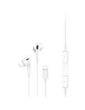 USAMS Ecouteurs Filaires Lightning 1,2m (Blanc)