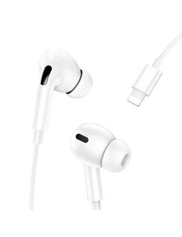 USAMS Ecouteurs Filaires Lightning 1,2m (Blanc) 2