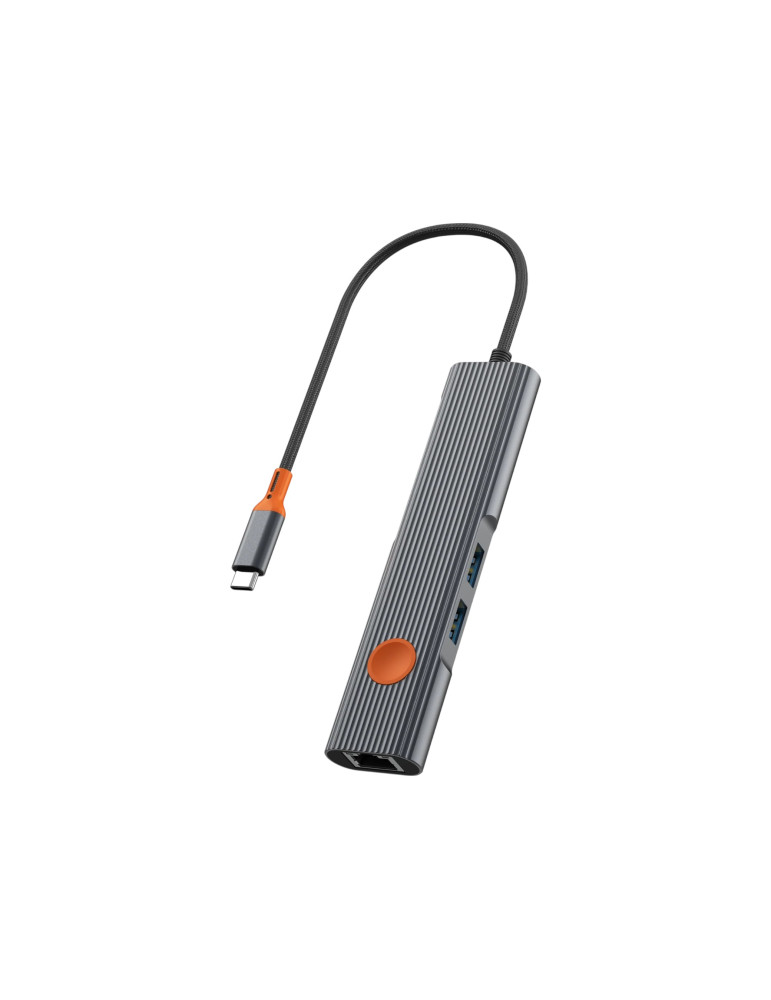 WIWU Hub Travel series USB-C 5-en-1 (Gris)