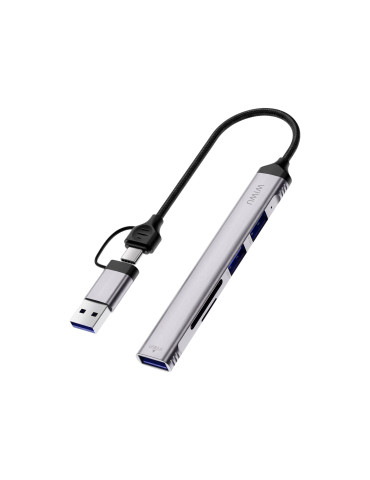 WIWU Hub Zolo USB-C 5-en-1 (Gris)