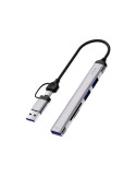 WIWU Hub Zolo USB-C 5-en-1 (Gris)