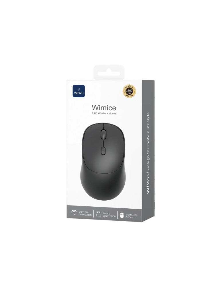 WIWU WM112 Souris sans fil (Noir)