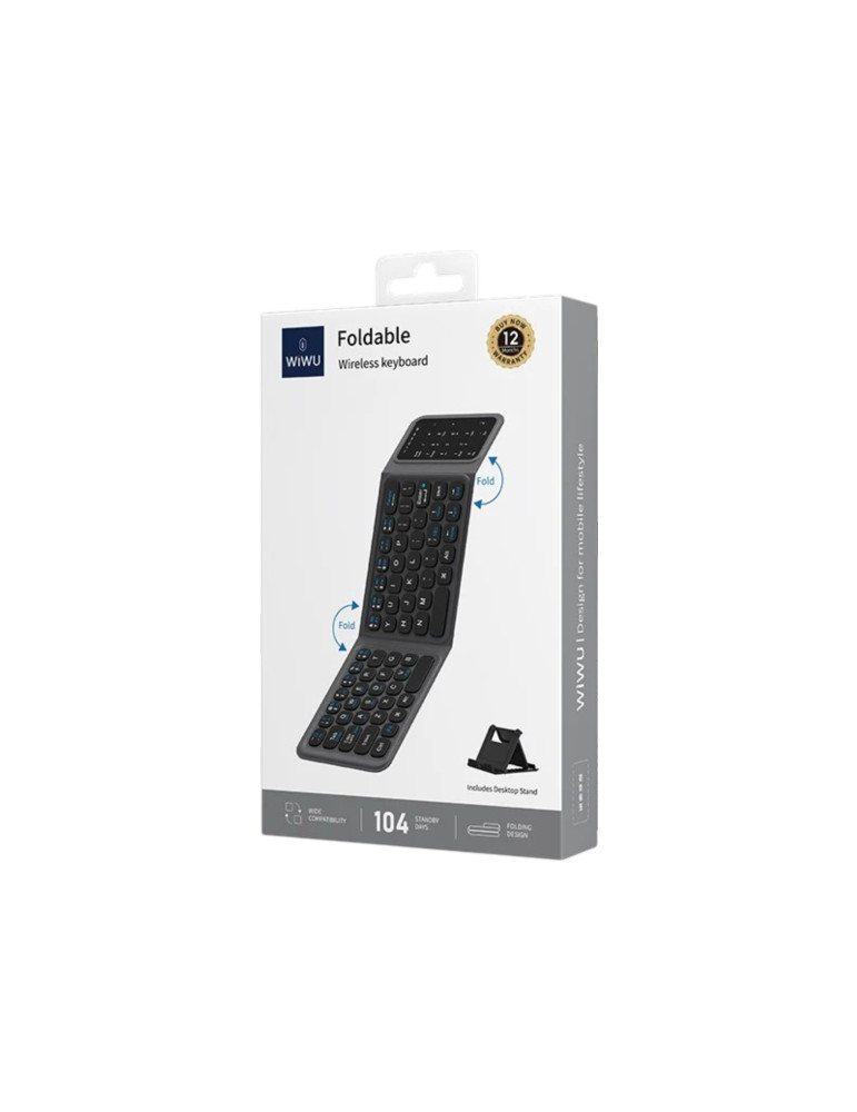 WIWU Clavier pliable (Sans fil) (Gris)