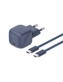 BELKIN Chargeur Secteur 30W + Câble USB-C vers USB-C 2m (Indigo)