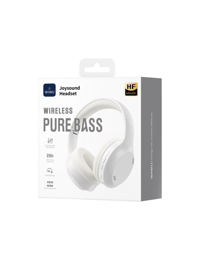 WIWU Casque Bluetooth Joysound (Blanc)