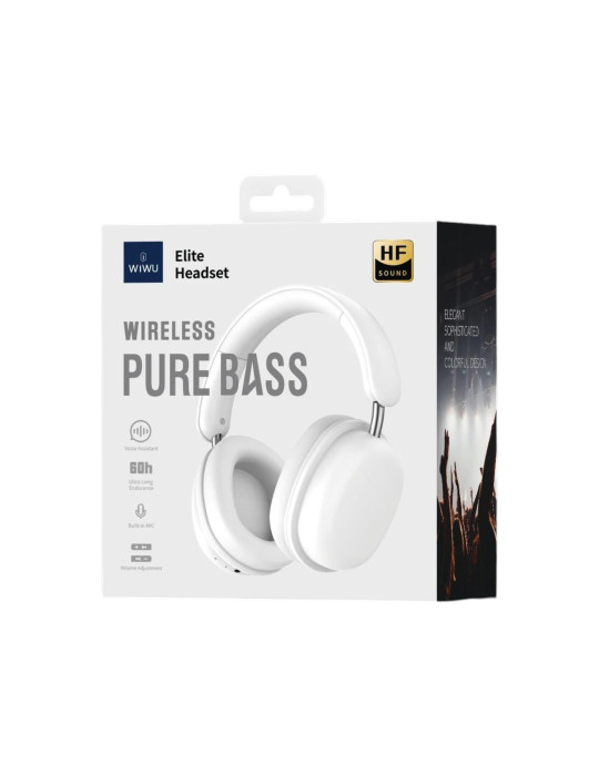 WIWU Casque Bluetooth Elite (Blanc)