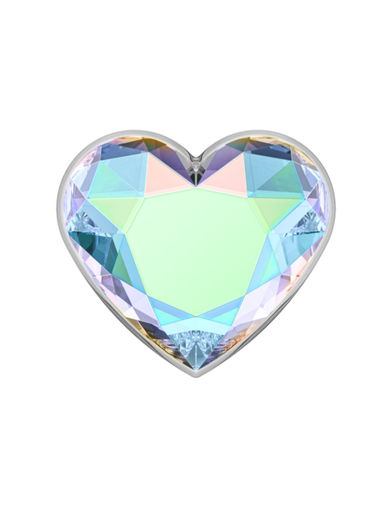 POPSOCKET PopGrip Cœur Iridescent Transparent