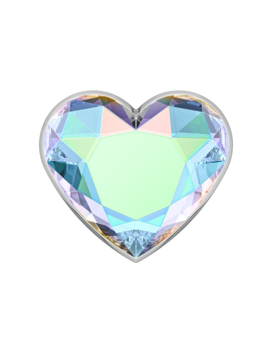 POPSOCKET PopGrip Cœur Iridescent Transparent