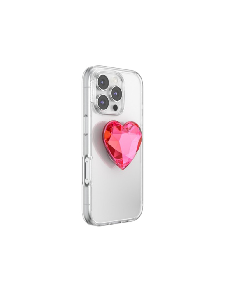 POPSOCKET PopGrip Cœur Rose Néon