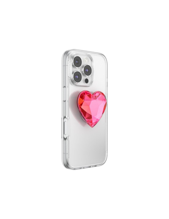 POPSOCKET PopGrip Cœur Rose Néon