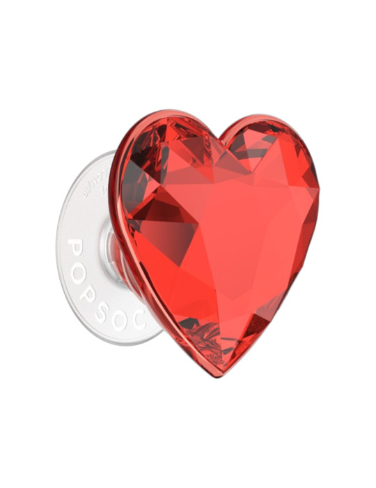 POPSOCKET PopGrip Cristal Cœur Rouge