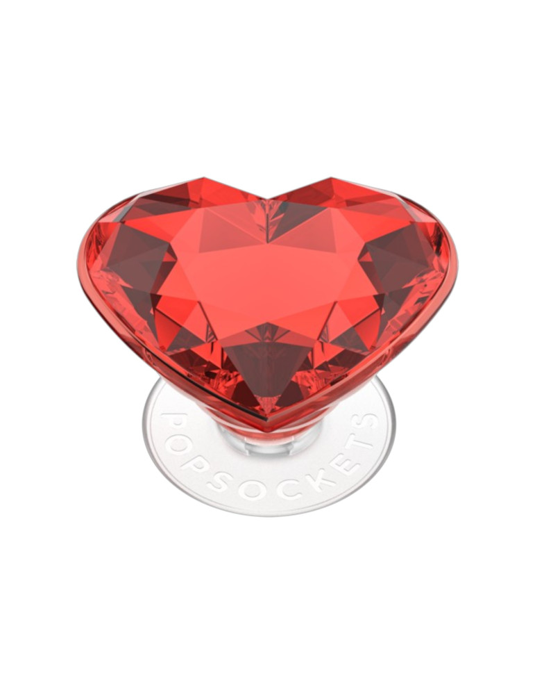 POPSOCKET PopGrip Cristal Cœur Rouge