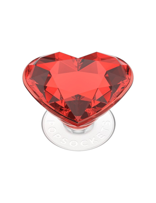 POPSOCKET PopGrip Cristal Cœur Rouge