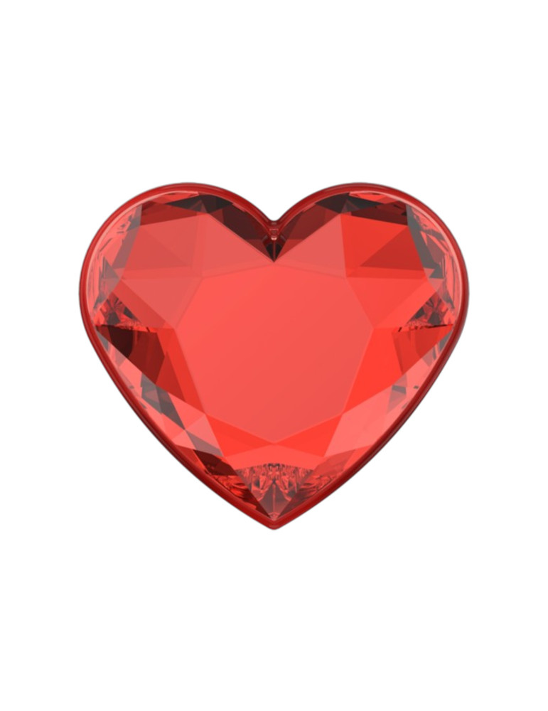 POPSOCKET PopGrip Cristal Cœur Rouge