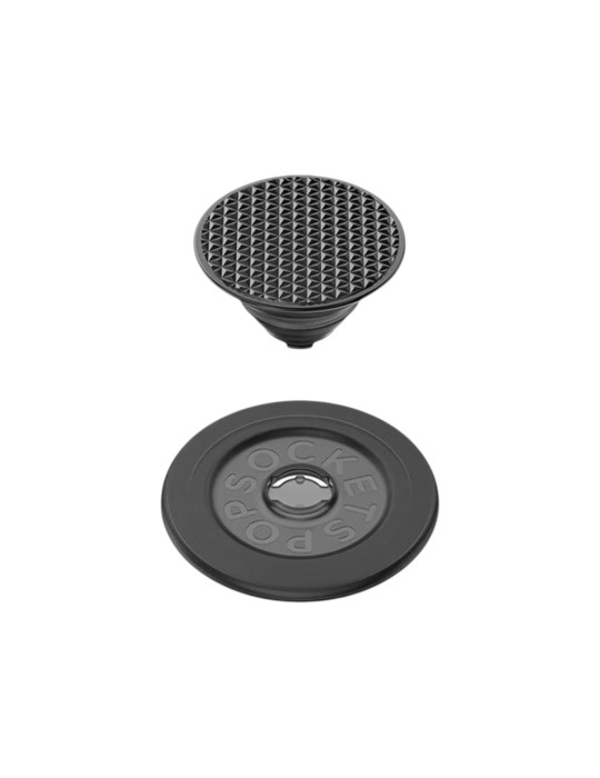 POPSOCKET PopGrip Alum Knurled Noir