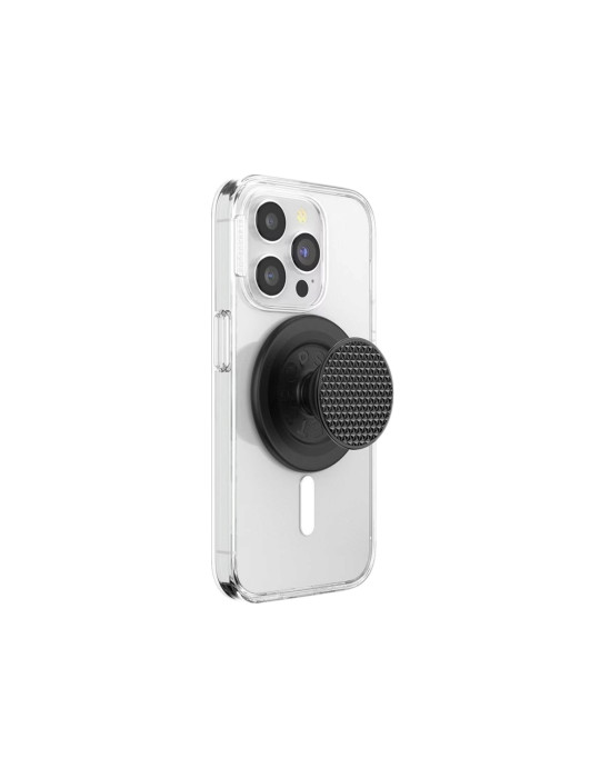 POPSOCKET PopGrip Alum Knurled Noir