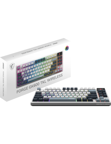 MSI FORGE GK600 TKL W SKY FR