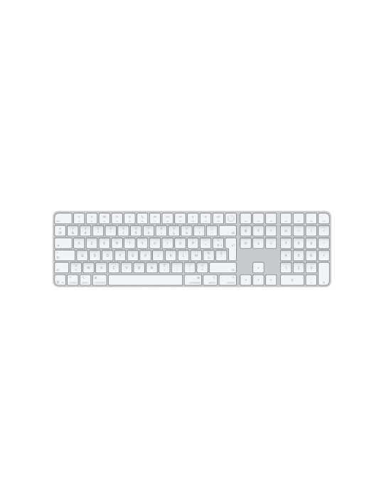 Apple Magic Keyboard Bluetooth/USB-C avec Touch ID (AZERTY) (Touches Blanches)