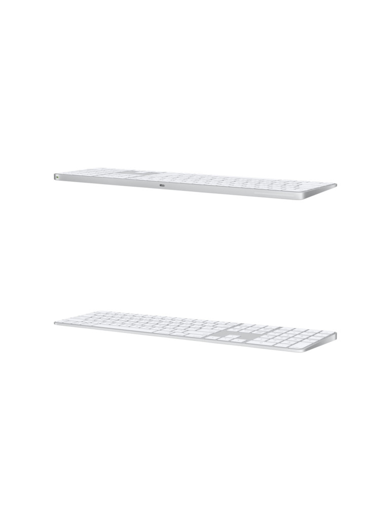 Apple Magic Keyboard Bluetooth/USB-C avec Touch ID (AZERTY) (Touches Blanches)