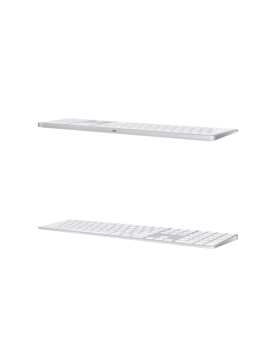 Apple Magic Keyboard Bluetooth/USB-C avec Touch ID (AZERTY) (Touches Blanches)