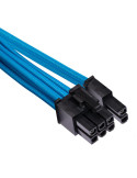 CORSAIR Premium m Sleeved Split PCIe T4 2C Bleu | DOTIRI