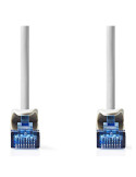 CABLE RJ45 CAT-6a S/FTP  MALE -MALE 15M GRIS