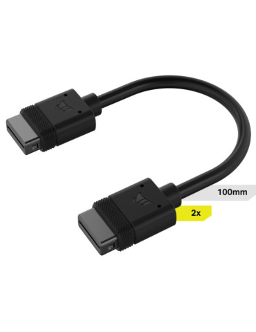 CORSAIR iCUE LINK Cable, 100mm Straight/Straight