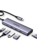 UGREEN Hub 5 en 1 3xUSB3.2/USB-C/HDMI 4K *15596 | DOTIRI